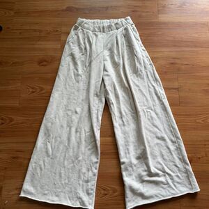 Aerie Women's Cream and Tan Joggers-tracksuits